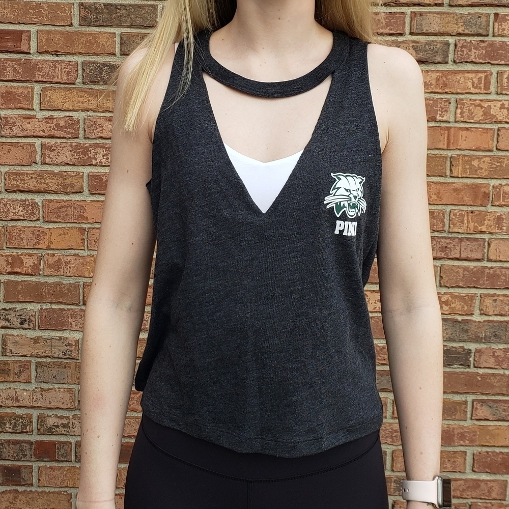 NWT PINK OU Ohio Bobcats Tank Top